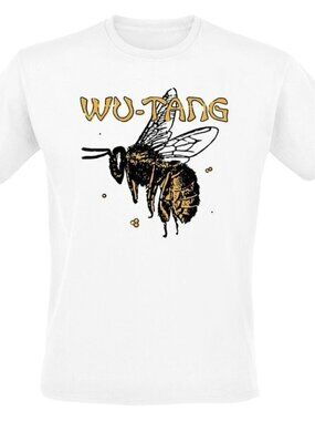 Bee White Retro Fan Unisex Classic T-Shirt